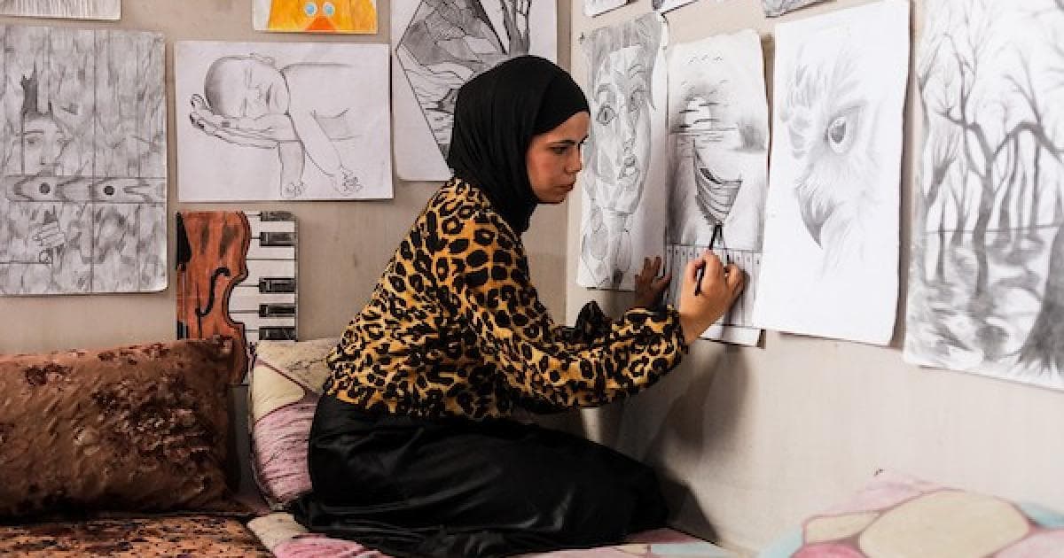 روان تنشر ألوانا وتمنح أطفال غزة فرحا