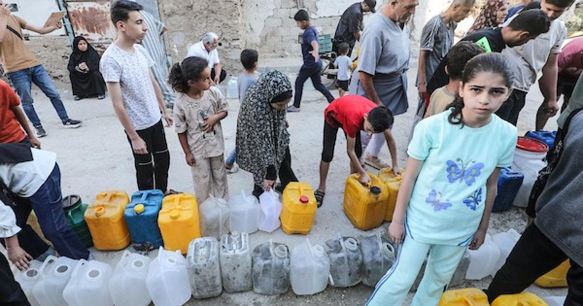 Residents wait hours for water supply