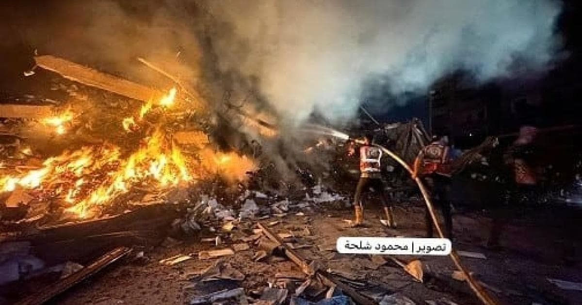غزة تتعرض للقصف بعد 287 يوما من التهدئة