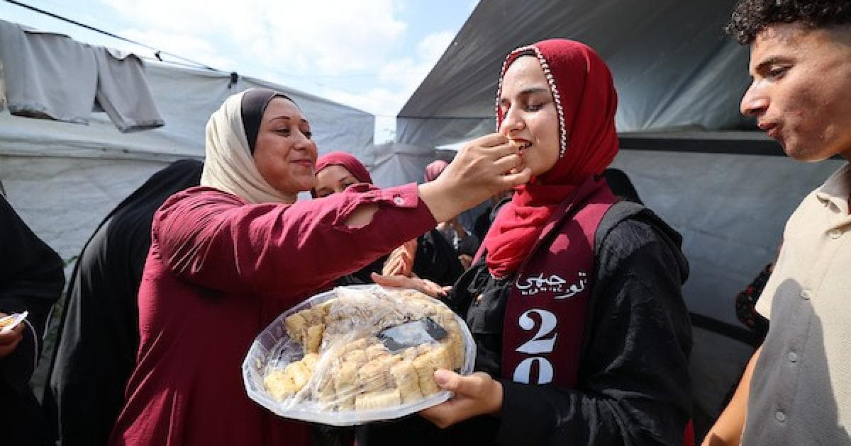 Dana Achieves 96% in Gaza Graduation