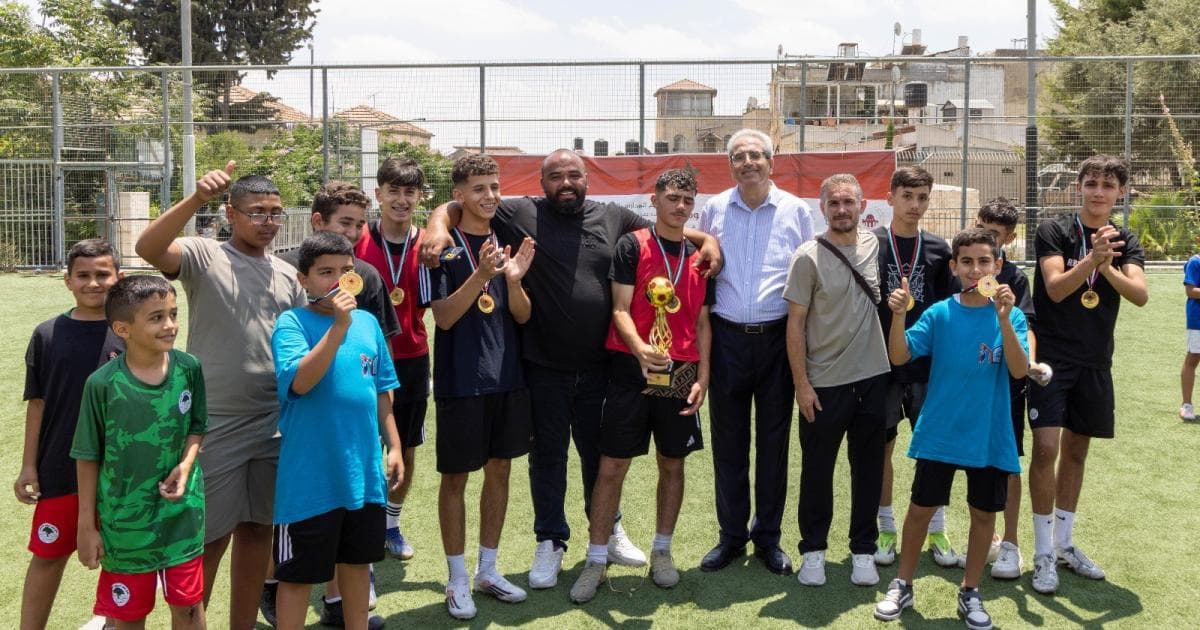برنامج المدارس الصيفية يقيم بطولة كرة قدم لأطفال القدس