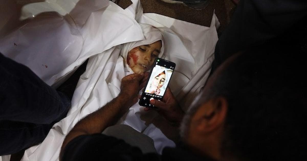 Palestinians funeral after Gaza airstrike