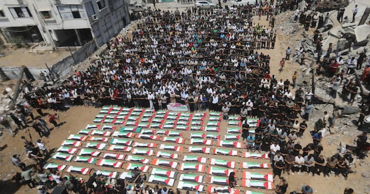 Funeral Held for Gaza Victims