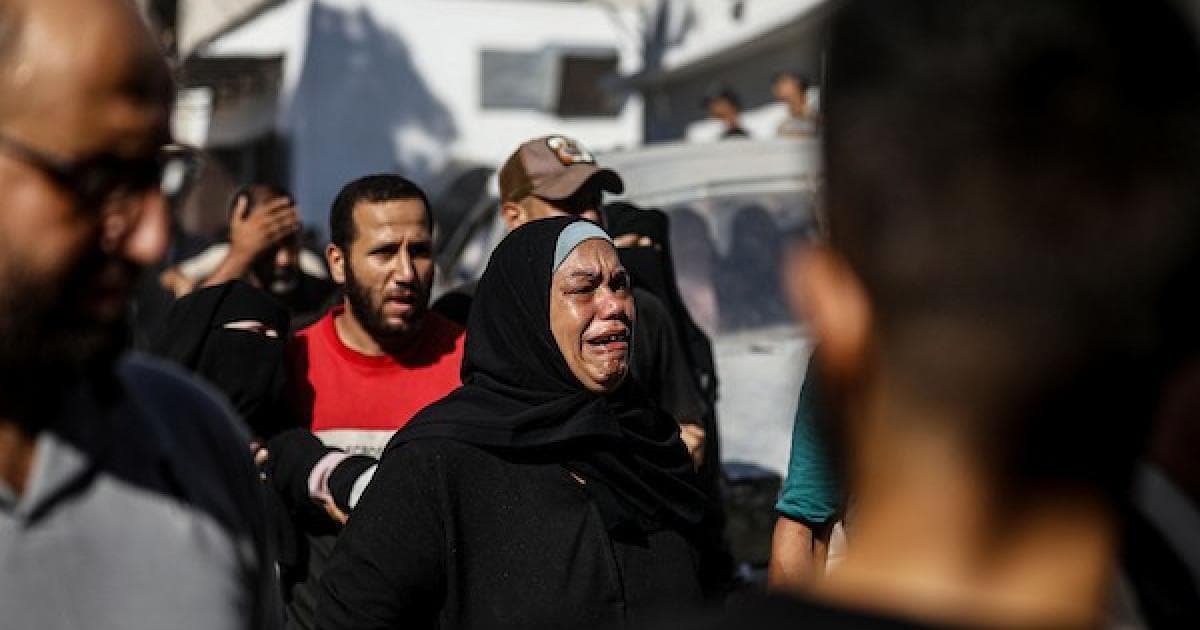 تشييع جثامين تسعة فلسطينيين في غزة