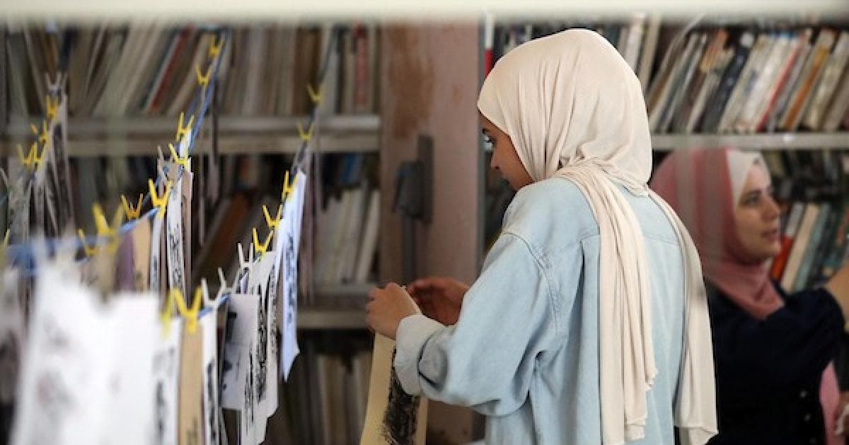 Palestinian Artists Reflect War and Hope in Gaza Workshop