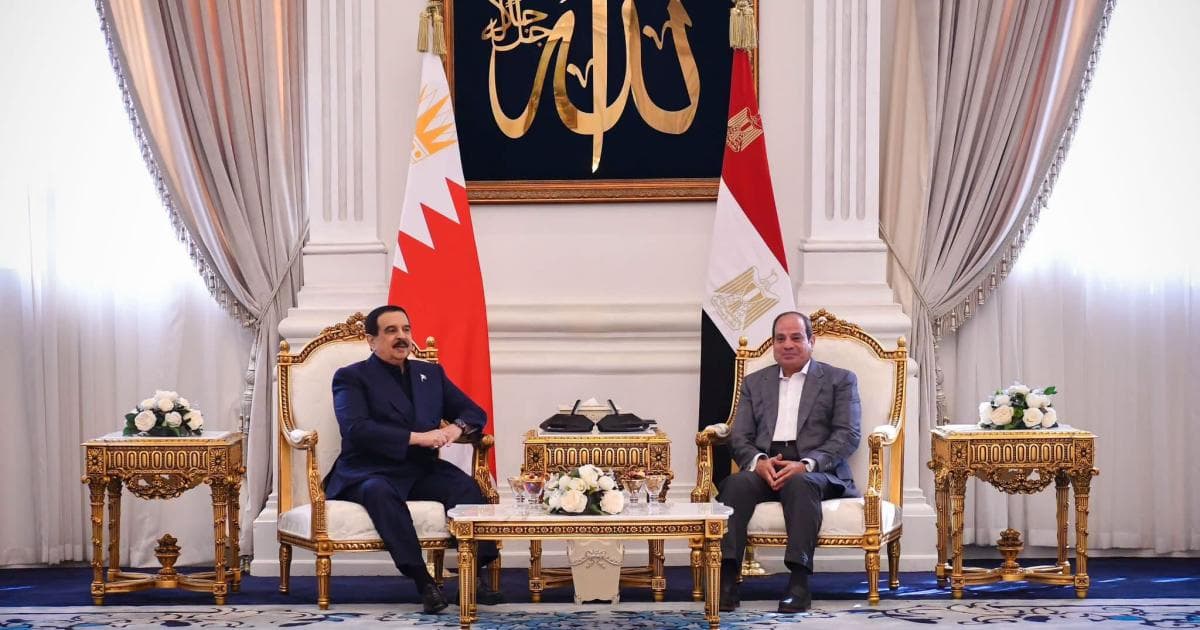 Egypt and Bahrain urge Gaza rebuilding