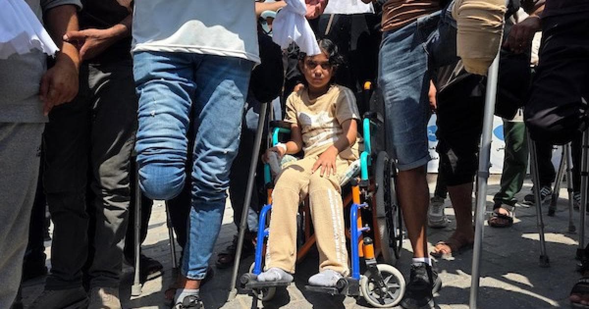 Palestinian patients hold sit-in at Nasser Medical in Gaza