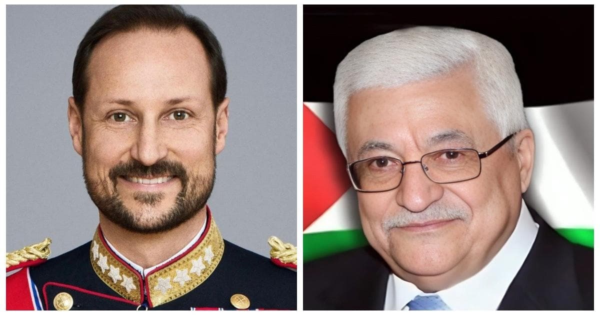 President Abbas Sends Condolences on Harald V's Passing