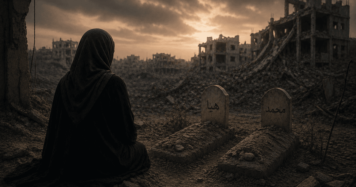 سلافة أبو كويك تودع طفلتها وتفقد ابنها