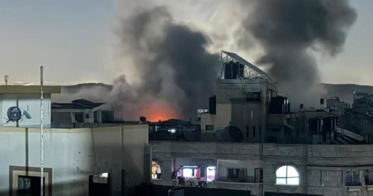 Raids on 4 homes east of Gaza