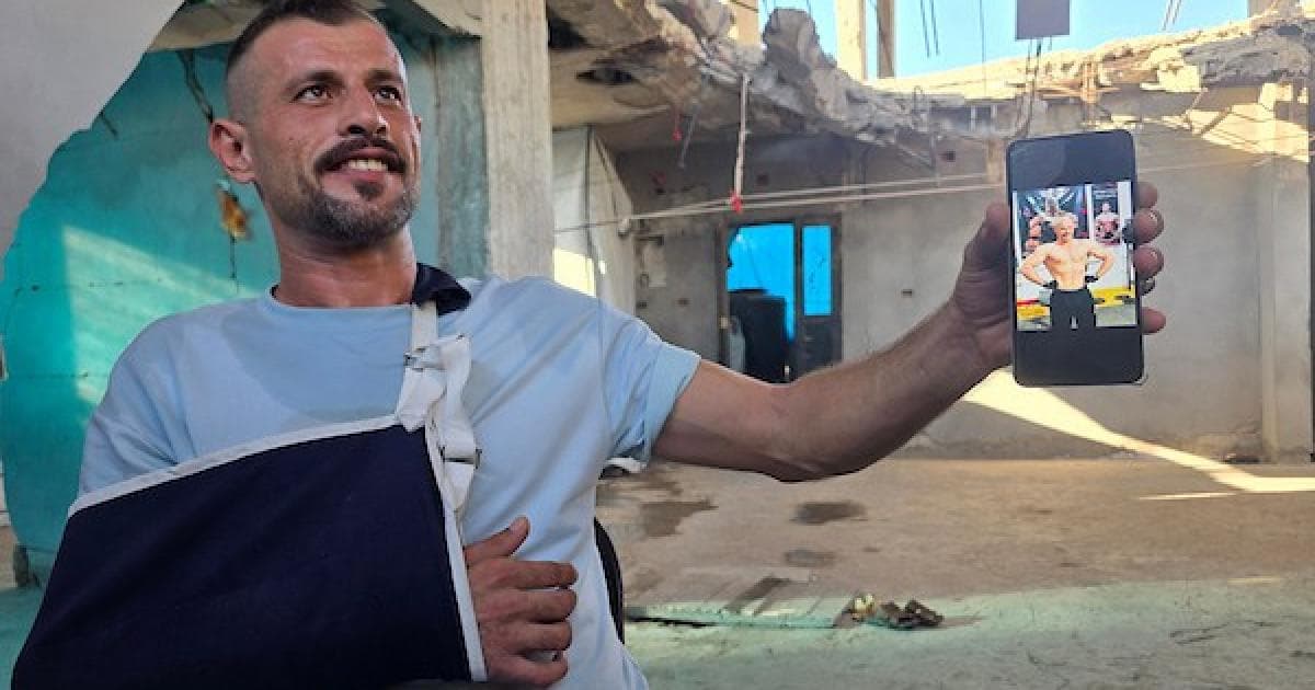 Gaza bodybuilder seeks treatment after career-ending injury