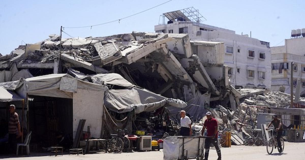 Three children hurt in collapsed roof west of Gaza