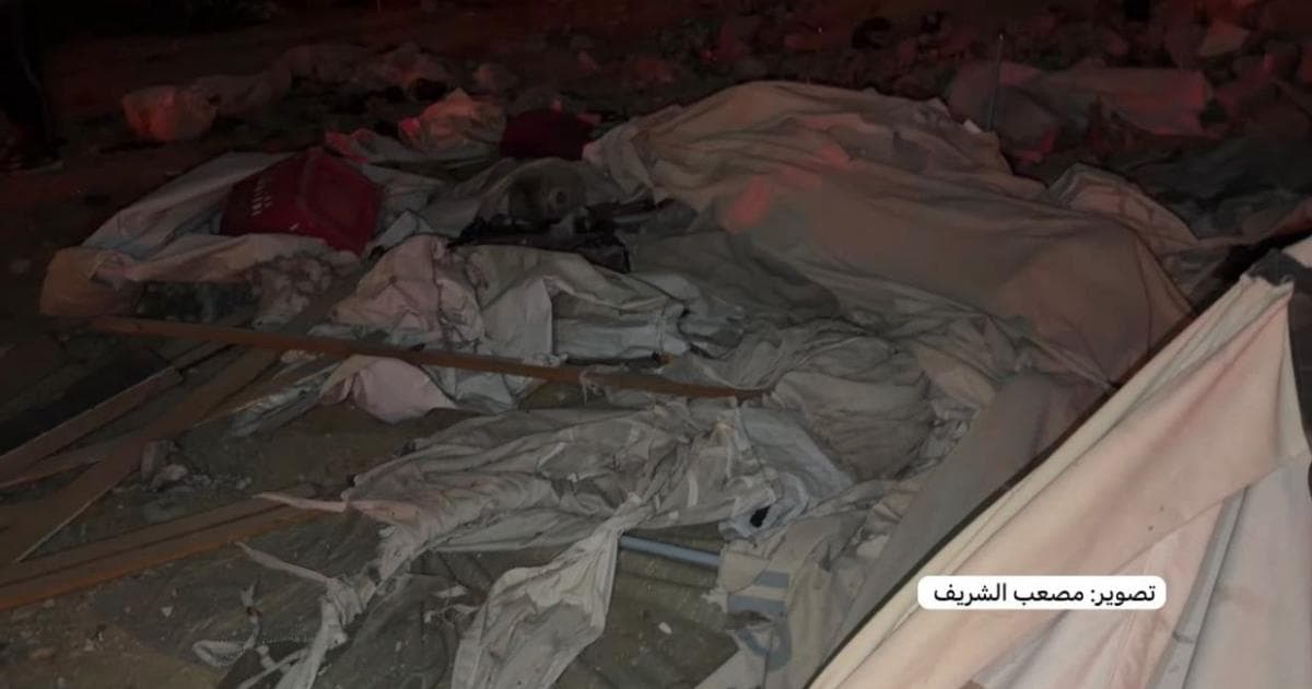 إصابات بقصف خيمة نازحين شمال غزة