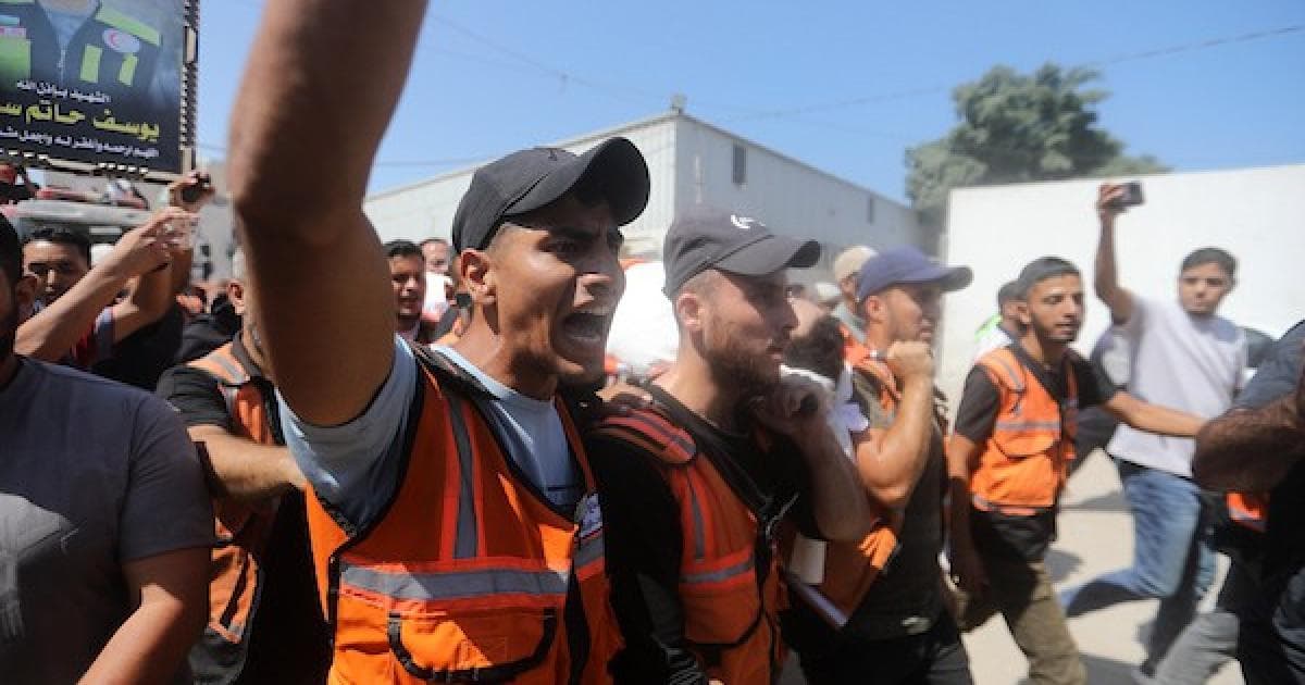 North Gaza building evacuation after collapse
