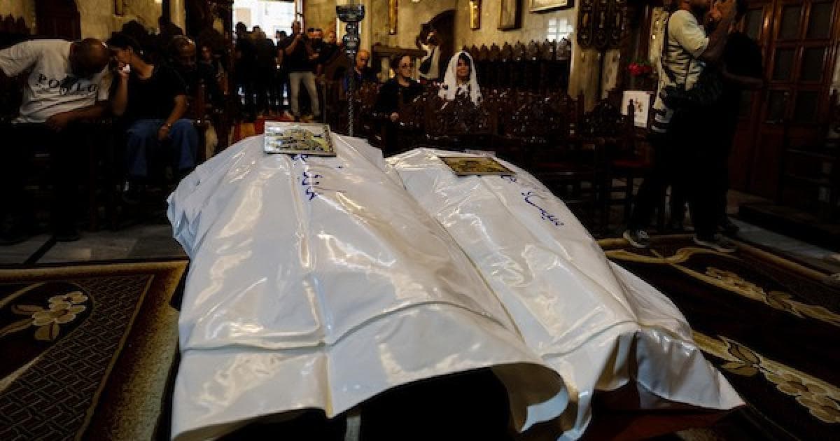 Funeral Held at St. Porphyrios Church Gaza
