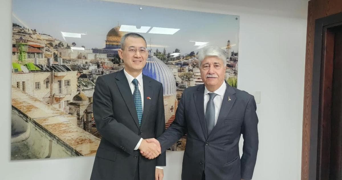 Majdalani Appreciates China's Support for Palestine