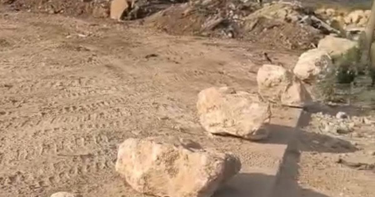 Tulkarm: Enforcement on Illegal Waste Site