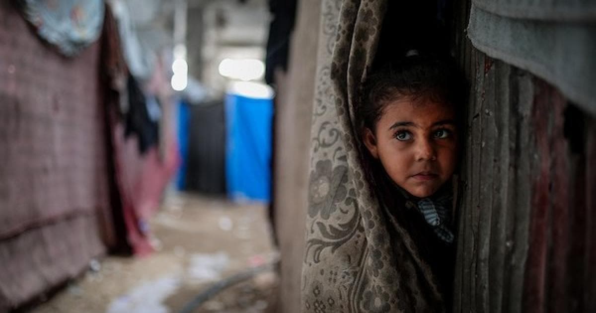 Gaza children endure displacement and winter hardships for fourth year