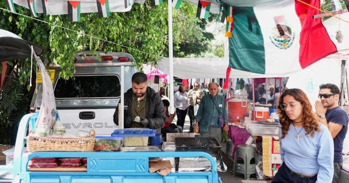 الطعام الفلسطيني يدعم نازحي غزة في مكسيك