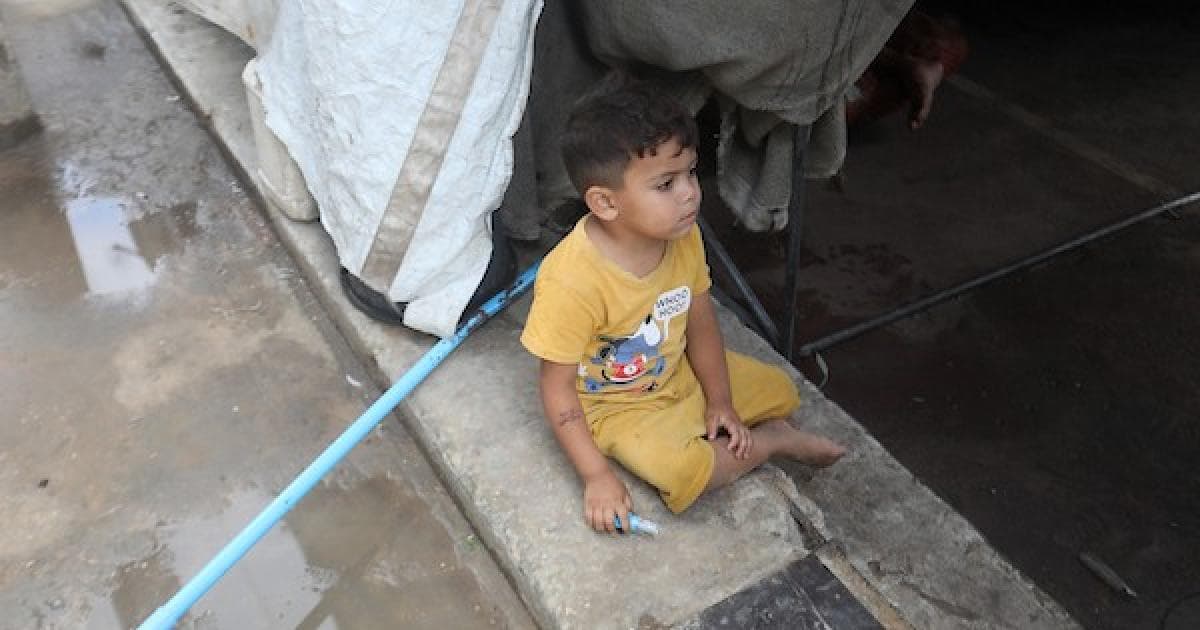 نازحو غزة يواجهون برد الشتاء