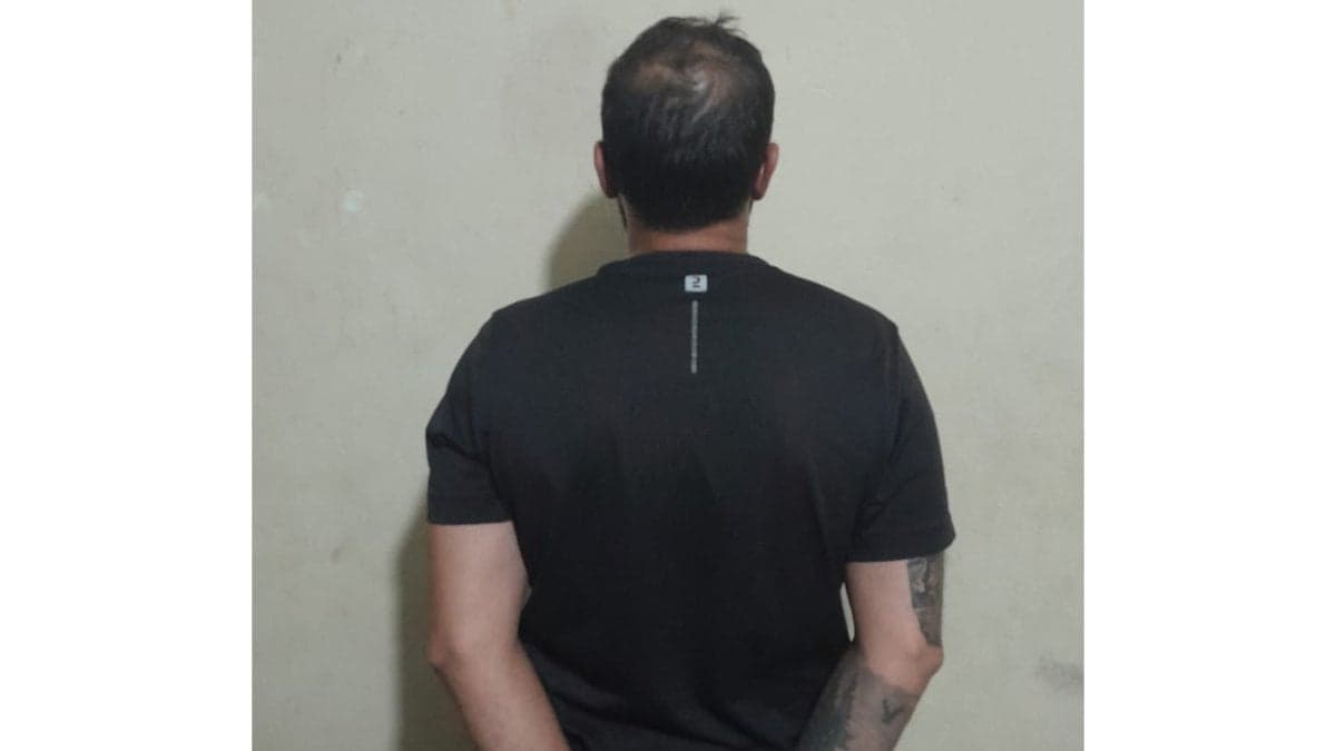Employee steals firm funds, reports unknown person, then is detained