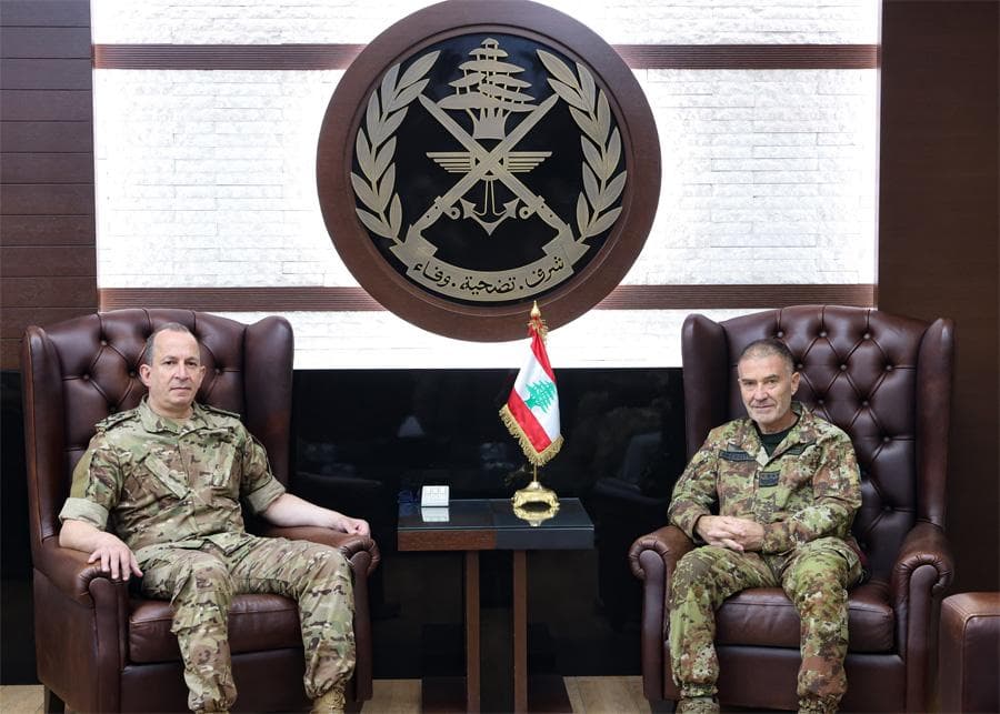 Hichel Meets Italian Joint Operations Commander