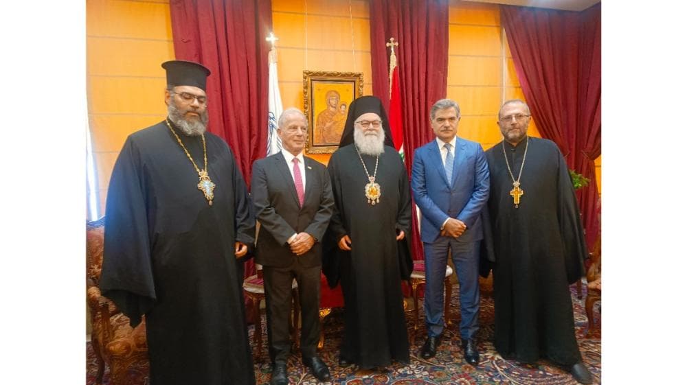 عيسى من البلمند ترامب يهتم بلبنان والسلام