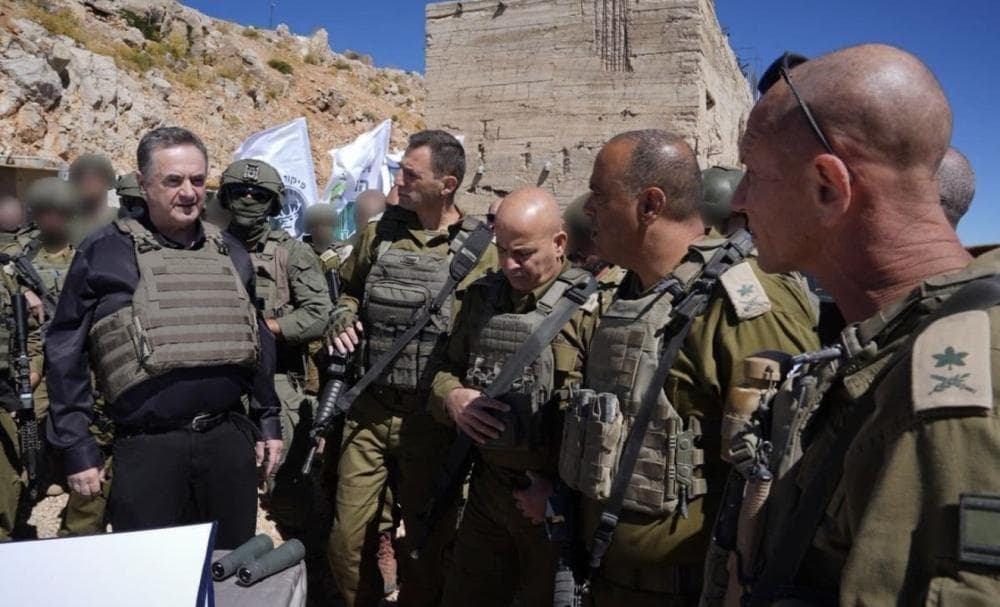 كاتس للشرع جيش إسرائيل على جبل الشيخ