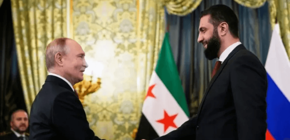 تواصل بين الشرع وبوتين على مستقبل القاعدتين بسوريا