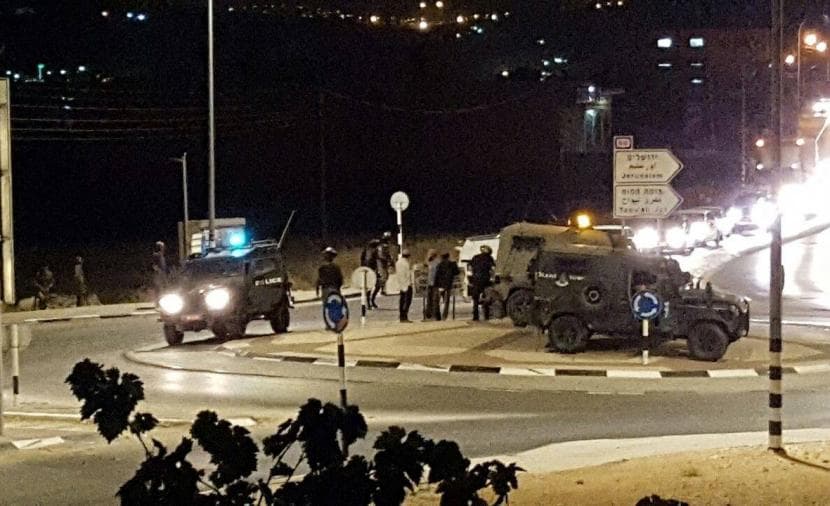 Settlers strike Beit Amreen near Nablus and detain locals