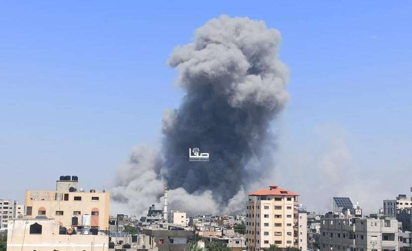 Israeli bombing hits Nuseirat camp