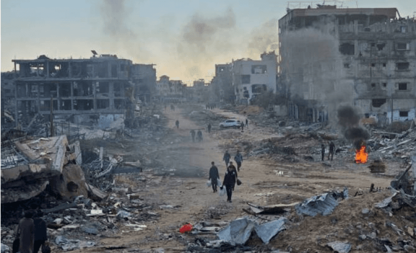 مصابون بقصف الاحتلال شمال غزة
