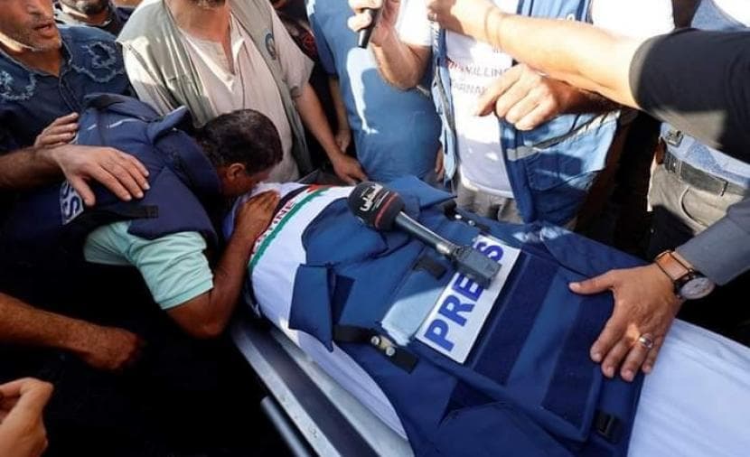 الأمم المتحدة praise Palestinian journalists' reports