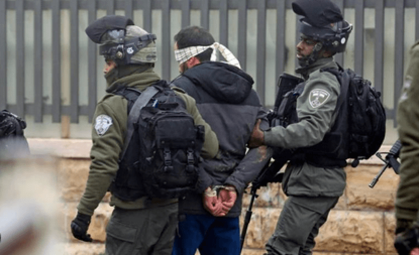 Occupation troops detain youth in Hizma