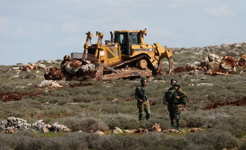 Demolition Starts in Khibret al-Ras al-Ahmar