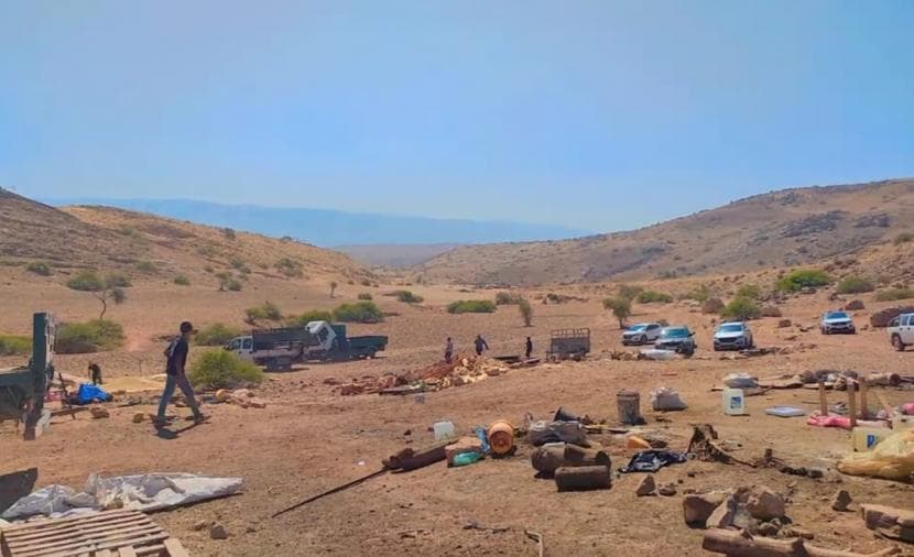 Occupation extends Al-Hamma spring