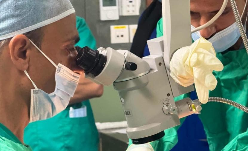 Gaza girl regains sight after corneal transplant