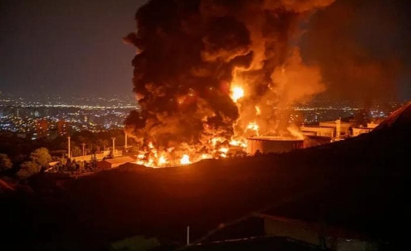 American airstrike targets Iran, hitting bridges and communication towers