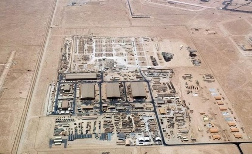 الحرس الثوري الإيراني يعلن استهداف قاعدة العديد الأمريكية في قطر
