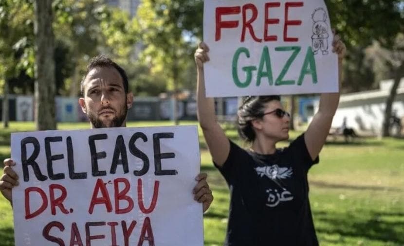 Israeli leftists hold Jerusalem sit-in for Abu Sufiya