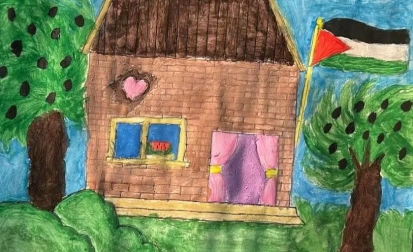 Gaza childhood art sparks UK controversy
