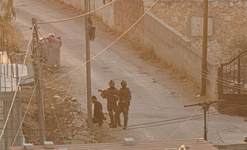 Occupation arrests youth south of Jenin