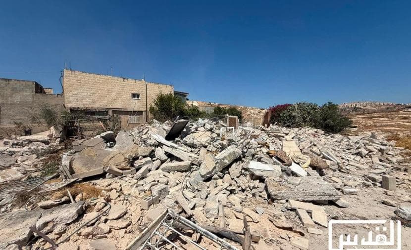 Occupation demolishes house in Al-Ram
