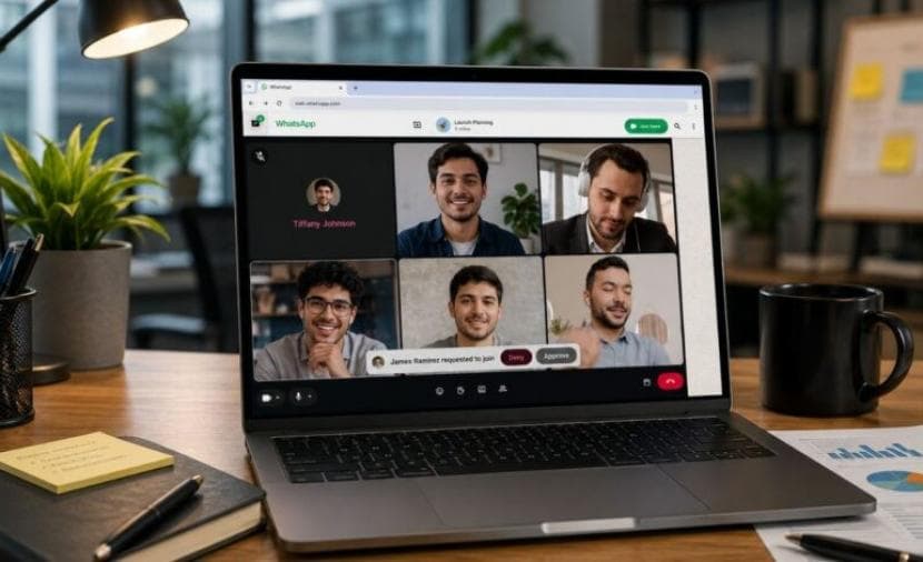 واتساب يدعم مكالمات عبر المتصفح