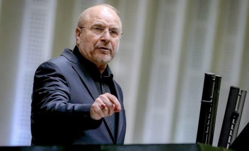 Iranian Parliament Speaker Affirms No War Acceptance and Commitment to National Interests
