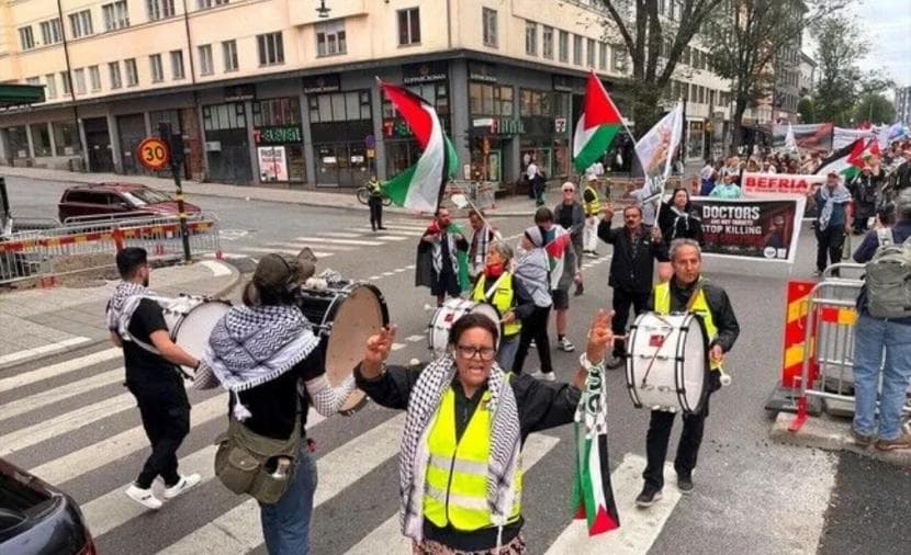 Stockholm Protest Against Gaza Offensive