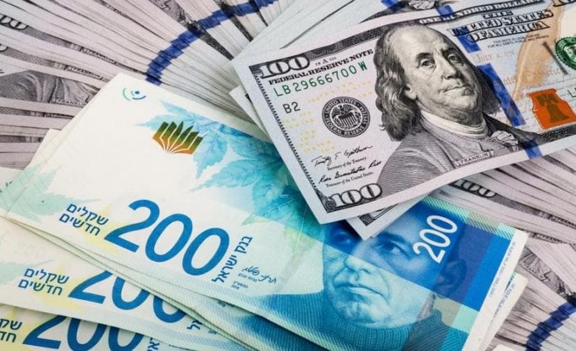 سعر الدولار اليوم: ارتفاع أسعار العملات الأجنبية مقابل الشيكل