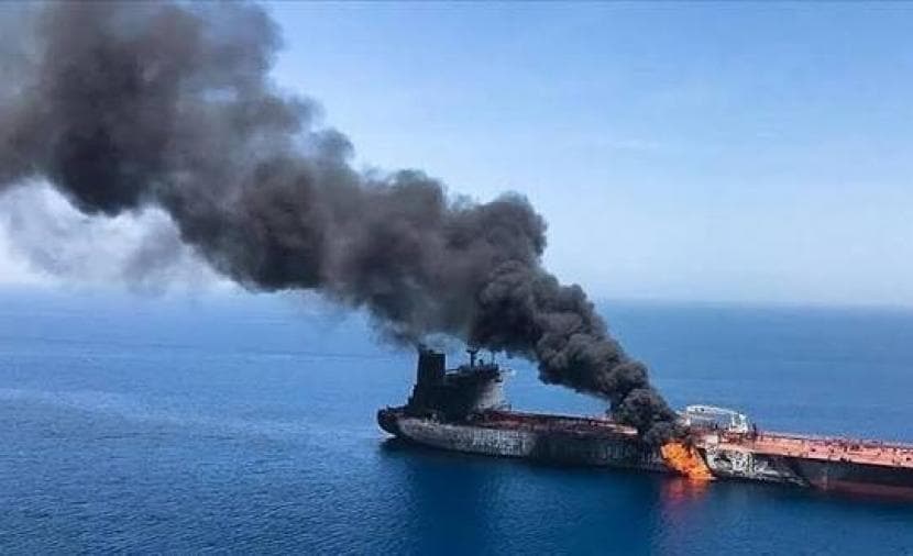 UK authorities report ship fire off Oman