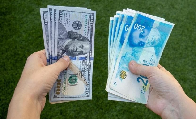 أسعار صرف العملات الأجنبية مقابل الشيكل اليوم