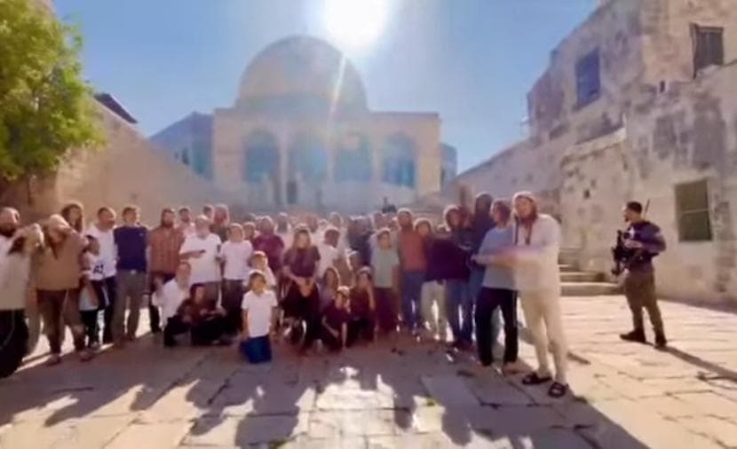 170 Settlers Storm Al-Aqsa Mosque Courtyards